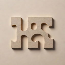 Two interlocking puzzle pieces or intricate shapes, meticulously designed to form 'R' and 'S' symbols, set against a neutral background.