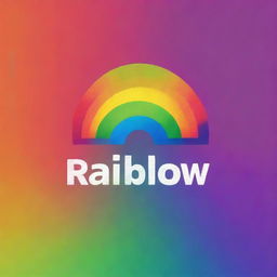 A high-quality digital art teaser poster for a movie titled 'RAINBOW'