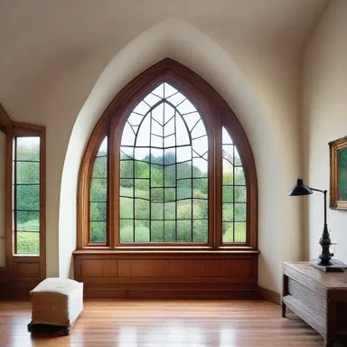 Why did the architect install a lancet window in his house? Because he wanted a window that would really make a point!