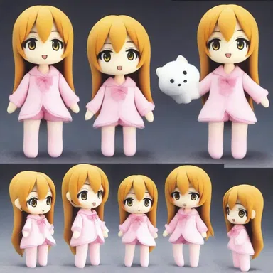 The character in the anime show uses batten to create lifelike plushies for their friends.