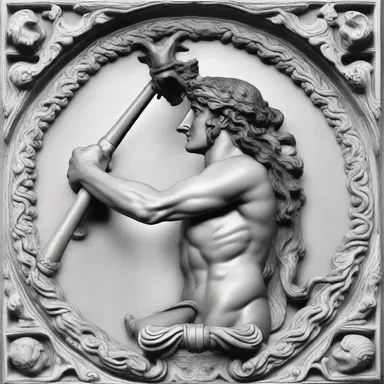 In Greek mythology, the hero Perseus used a batten to secure the severed head of Medusa.