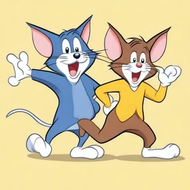 The inseparable duo of Tom and Jerry always entertained everyone with their mischievous adventures.
