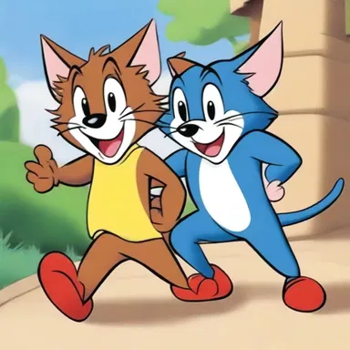 The inseparable duo of Tom and Jerry always entertained everyone with their mischievous adventures.