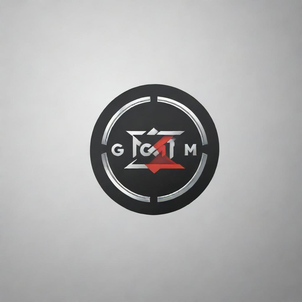 Create a sleek and professional logo with the words 'GMT Group Mechanique Timgad'. The design should be modern and incorporate elements of mechanics.