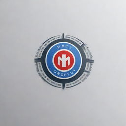 Create a sleek and professional logo with the words 'GMT Group Mechanique Timgad'. The design should be modern and incorporate elements of mechanics.