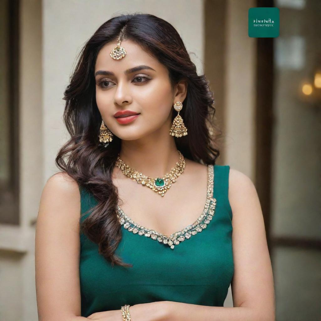 A stylish and elegant WhatsApp status for a clothing shop called 'Neha Jewellers'. It showcases a 40% off discount promotion, emanating a vibe of affordability and luxury.