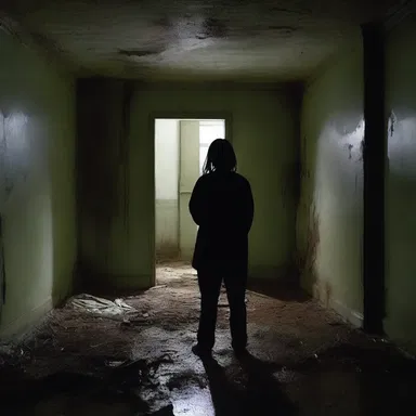 The horror movie depicted a terrifying scenario where the protagonist found themselves trapped in a frictionless environment, unable to escape or find stability.