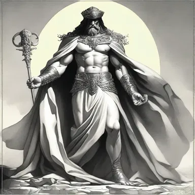 The heroic character in the novel was draped in a magnificent chlamys, symbolizing his authority and power.