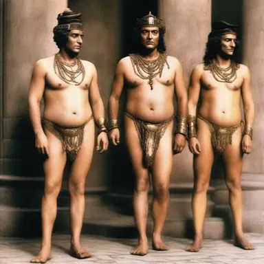 In the historical film, the actor wore a chlamys to accurately depict the attire of that time period.