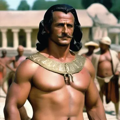 In the historical film, the actor wore a chlamys to accurately depict the attire of that time period.