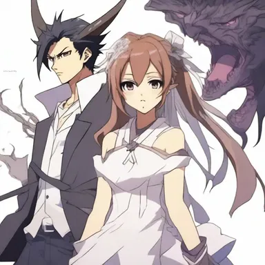 The anime character is a half-breed, born to a human mother and a supernatural creature father, which gives them unique powers and abilities.