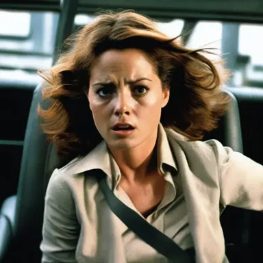 The intense action scenes and fast camera movements in the movie caused her motion sickness to flare up.
