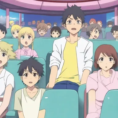 The roller coaster-like movements of the anime characters gave him motion sickness while watching the show.