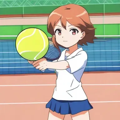 In the anime, the protagonist always carries a tennis ball to relieve stress and practice hand-eye coordination.