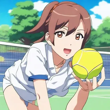 In the anime, the protagonist always carries a tennis ball to relieve stress and practice hand-eye coordination.