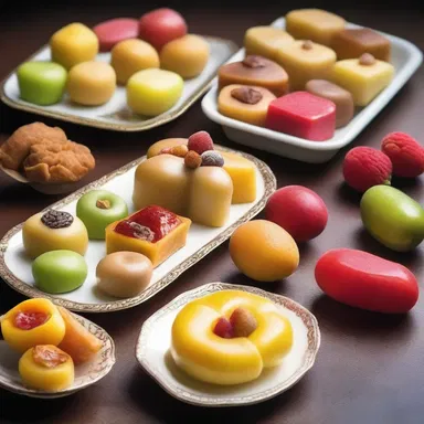 During the Renaissance era, confections such as marzipan and candied fruits were highly prized delicacies among the nobility.