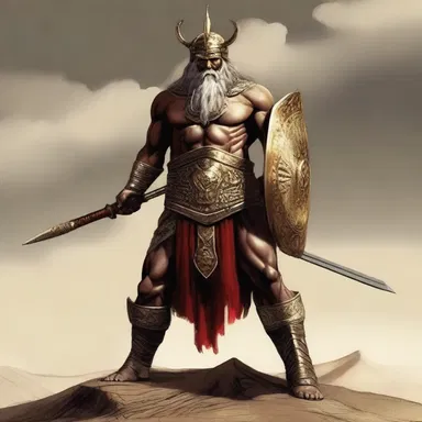 The ancient god was known to confect magnificent weapons for the warriors of his realm.