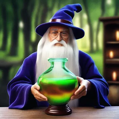 The wizard confected a magical potion that granted eternal youth.
