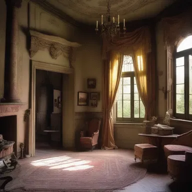 The production designer confected a beautiful and enchanting set for the movie.
