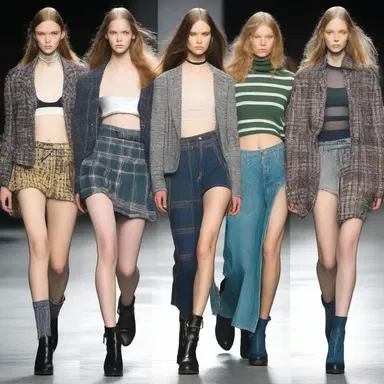 The designer reset the runway trends, taking inspiration from 90s grunge.