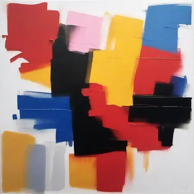 The artist used bold brushstrokes to reset the color palette of the painting, creating a striking contrast.