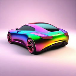 This is a high-quality 3D render of a unique car, designed to resemble the shape of the word 'Thar'