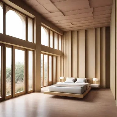 In architecture and interior design, the 'building' can be considered a holonym as it includes components like rooms, walls, windows, and doors.