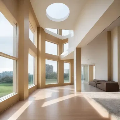 In architecture and interior design, the 'building' can be considered a holonym as it includes components like rooms, walls, windows, and doors.