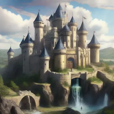 Within the realms of fantasy, a 'kingdom' is a holonym as it consists of a ruler, citizens, territory, and various structures such as castles and villages.