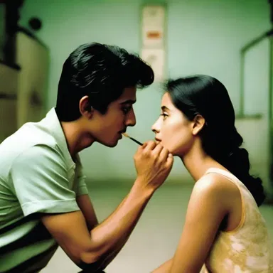 The film's director wanted to emphasize the implication of love through subtle gestures and expressions.