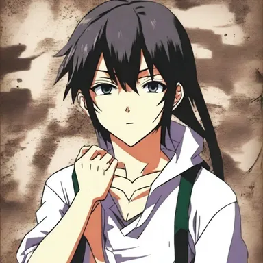 The subtle implication in the anime series was that the protagonist had a tragic past.