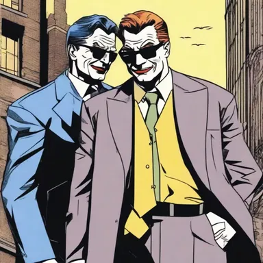 In the Batman comics, the constant investigation by Commissioner Gordon and Batman into the whereabouts of the Joker implies their ongoing battle against crime in Gotham City.