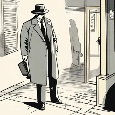 The implication of the detective finding the murder weapon is that the suspect is guilty.