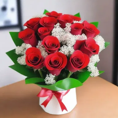 The implication of buying flowers and chocolates for someone is that you are romantically interested in them.