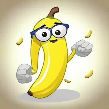 In the cartoon, the implication of the character stepping on a banana peel is that they will slip and fall.