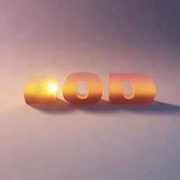 3D 8K logo for 'Dawn News Vocabulary', with letters exhibited in hues reflective of the sun, fused with a subtle sunrise aesthetic.