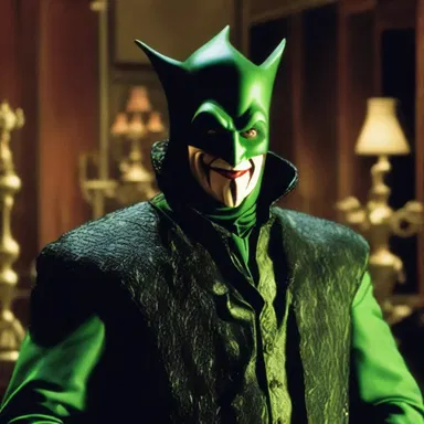 The villain in the movie cackled eviIly as he carried out his evil plans.