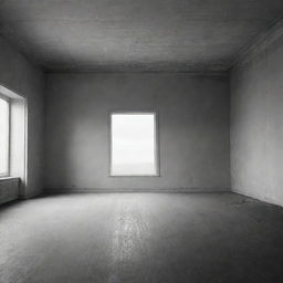 A poignant image capturing the essence of loneliness, possibly a single figure in a vast landscape or an empty room.