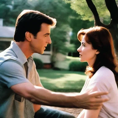 The movie's script included hedged dialogue, allowing the characters to discuss sensitive topics without taking a definitive stance.