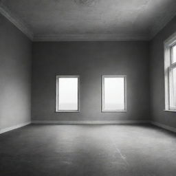 A poignant image capturing the essence of loneliness, possibly a single figure in a vast landscape or an empty room.