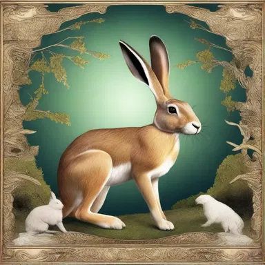 According to Greek mythology, the hare was the sacred animal of the goddess Artemis.
