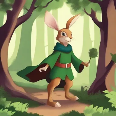 In the magical world of wizards and dragons, the young hero possessed the ability to hare through the enchanted forest effortlessly.