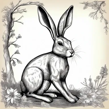 According to the ancient folklore, the hare was believed to be a sacred creature that symbolized fertility and rebirth in many religious ceremonies.
