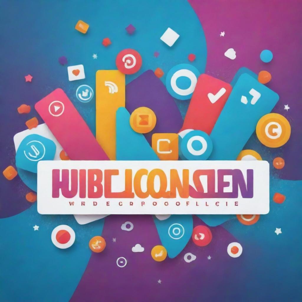 A dynamic YouTube banner featuring the text 'Welcome to ClipCraze Chronicles', surrounded by visual elements representing riddles and video compilations. Ensure vibrant colors and a clean design.