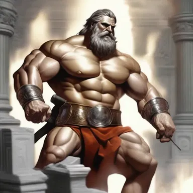 According to Greek mythology, the god Hephaestus created a pair of magical pincers for himself to forge weapons and armor for the gods.