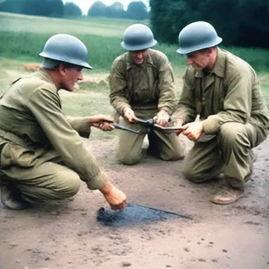 During the Battle of Normandy in World War II, soldiers used pincers to dismantle and defuse enemy explosives.