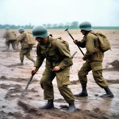 During the Battle of Normandy in World War II, soldiers used pincers to dismantle and defuse enemy explosives.