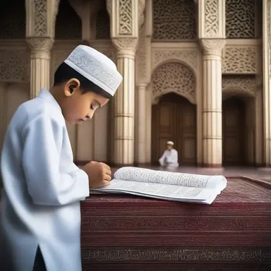 Every morning, before the break of dawn, the young boy would complete his paper round and then rush to the mosque for prayer.