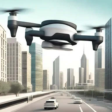 In the futuristic city, drones manned by androids performed the paper rounds, efficiently delivering newspapers to every doorstep.