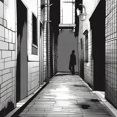 As the teenager ventured into the dark alley, he could hear the faint echoes of footsteps, making his paper round an eerie and chilling experience.